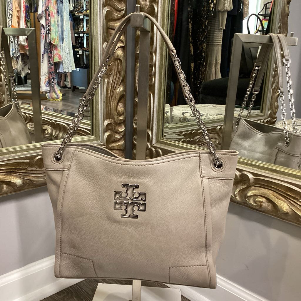 Tory Burch Pebbled w/ Chain Strap HANDBAGS M