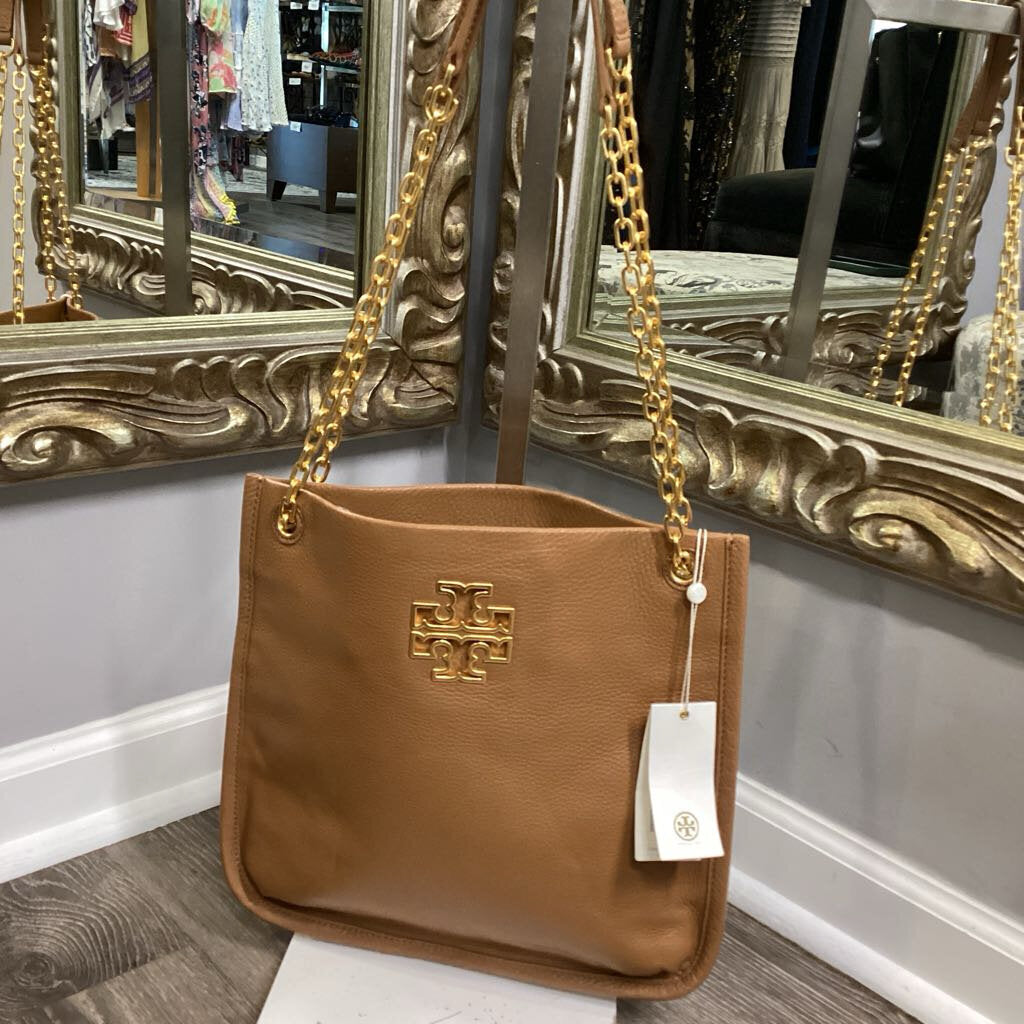 Tory Burch NWT Pebbled Open Chain HANDBAGS M