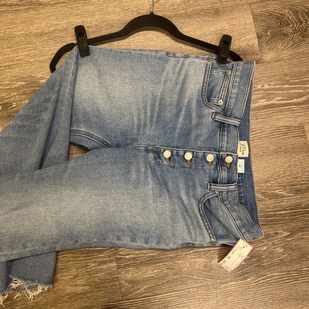J Crew Frayed Button Up JEANS 29