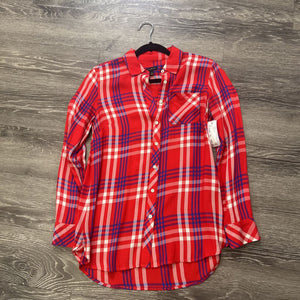 Talbots RSVP Plaid TOPS XS