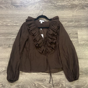 Jason Wu NWT Ruffle L/S TOPS XS