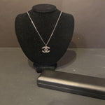 Load image into Gallery viewer, Chanel Chanel Logo Crystal NECKLACES
