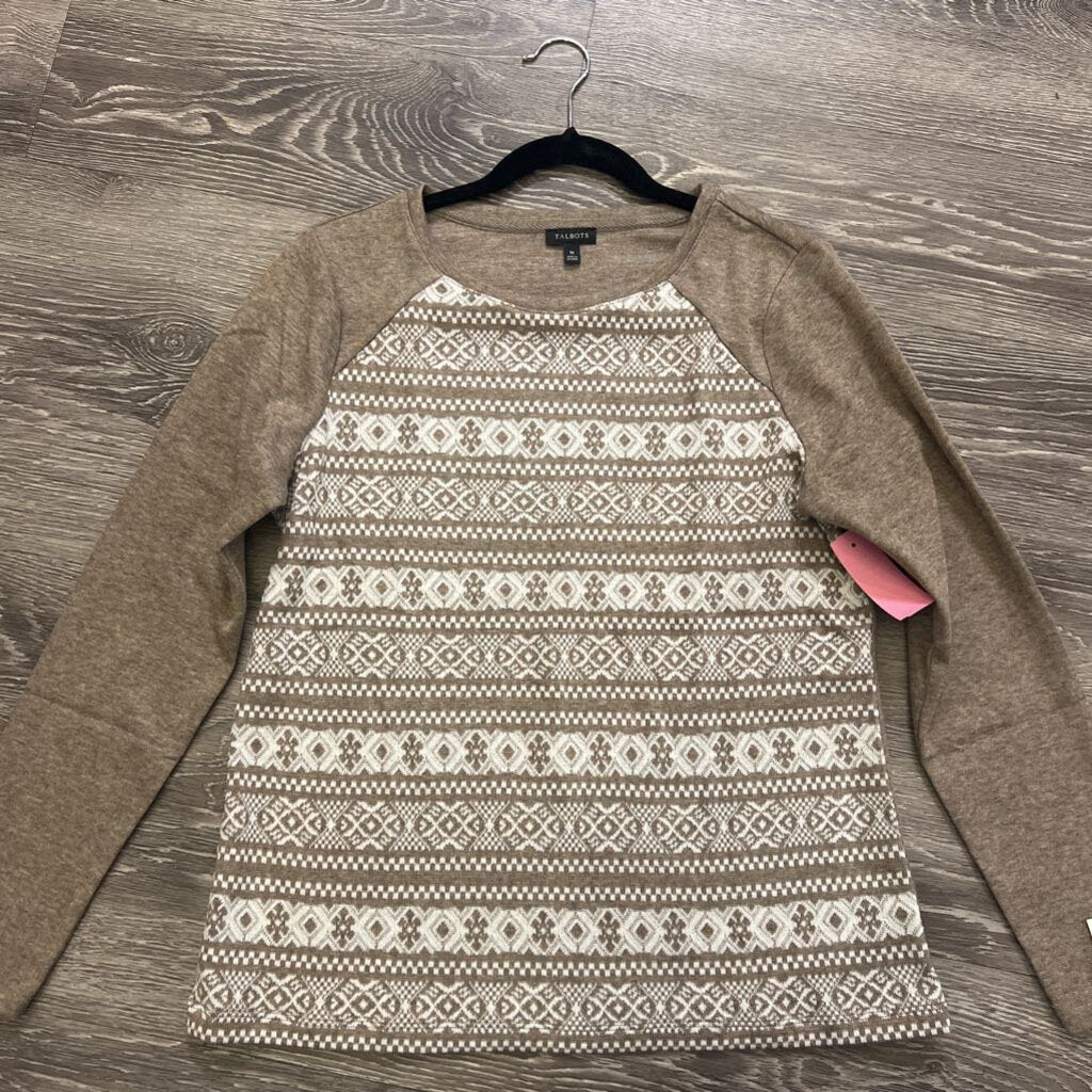 Talbots NWT Crew Neck Knit SWEATERS M