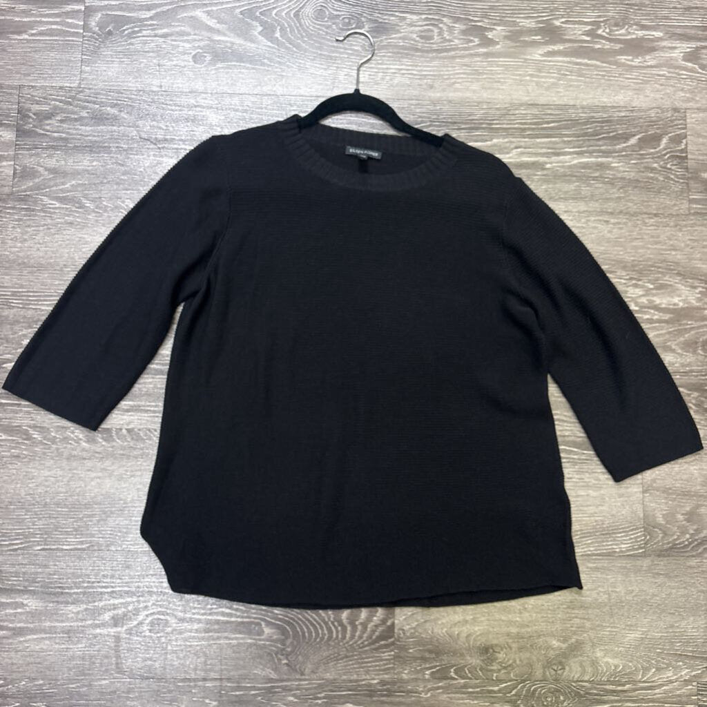 Eileen Fisher Crew Neck Ribbed SWEATERS Medium