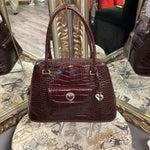 Load image into Gallery viewer, Brighton Embossed Alma 2 Strap HANDBAGS Medium
