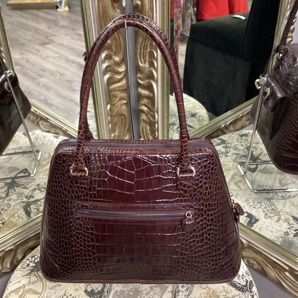 Brighton Embossed Alma 2 Strap HANDBAGS Medium