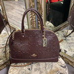 Load image into Gallery viewer, Coach Embossed Logo C HANDBAGS Medium
