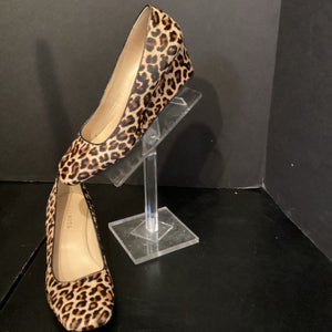 Talbots Animal Print Wedge SHOES 9.5