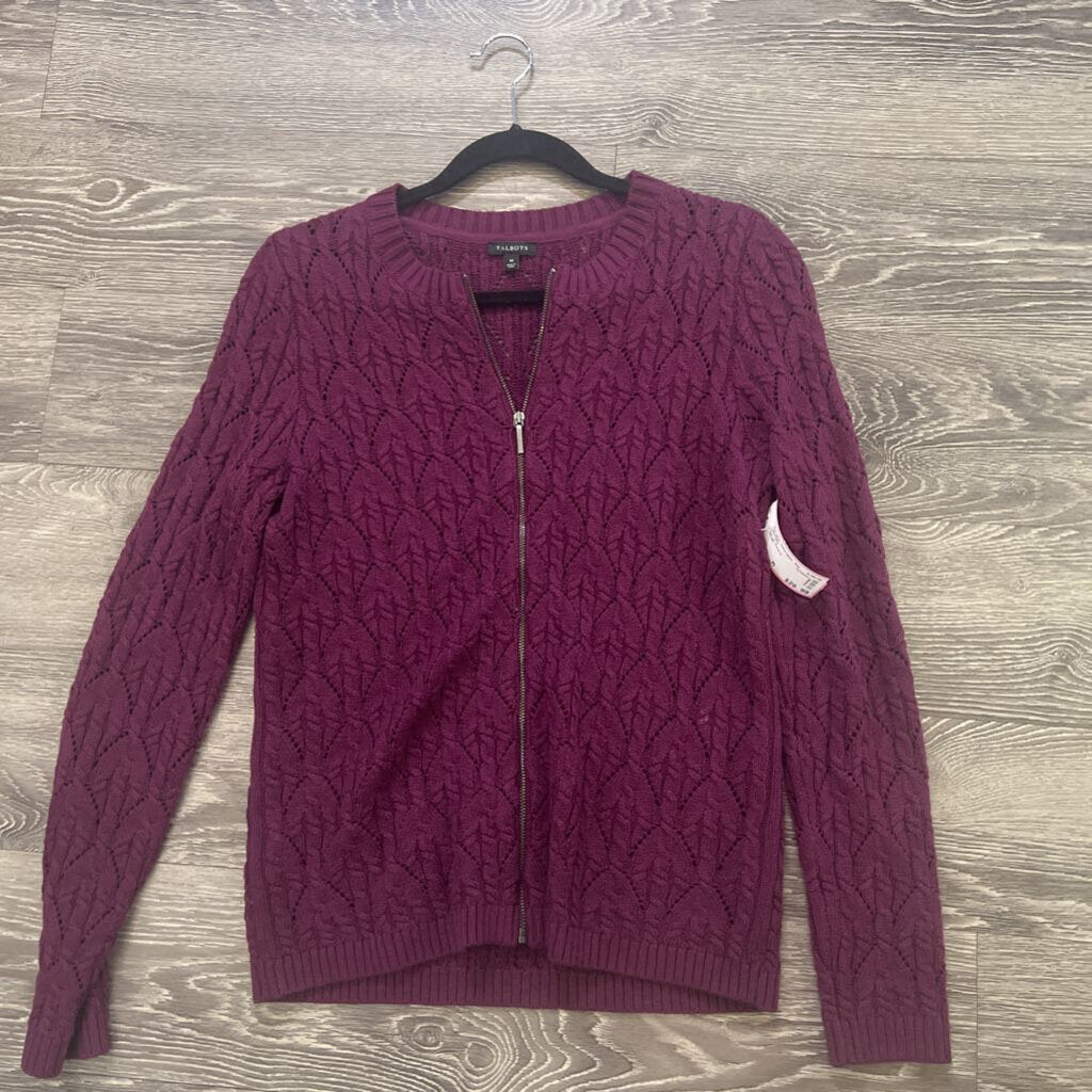 Talbots Zip up SWEATERS M