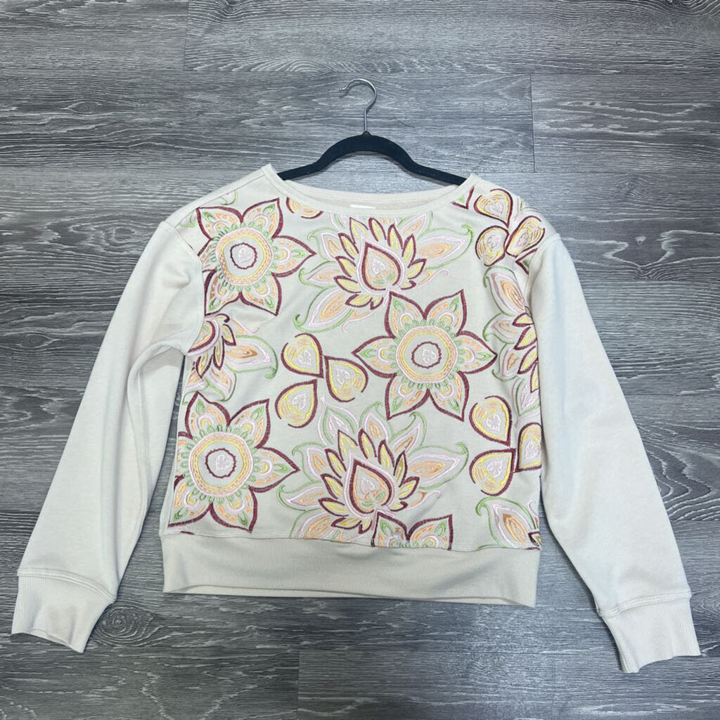 Tiny Floral Embroidered TOPS S