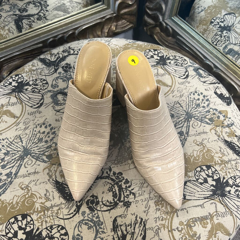 Mules Faux Croc SHOES 9