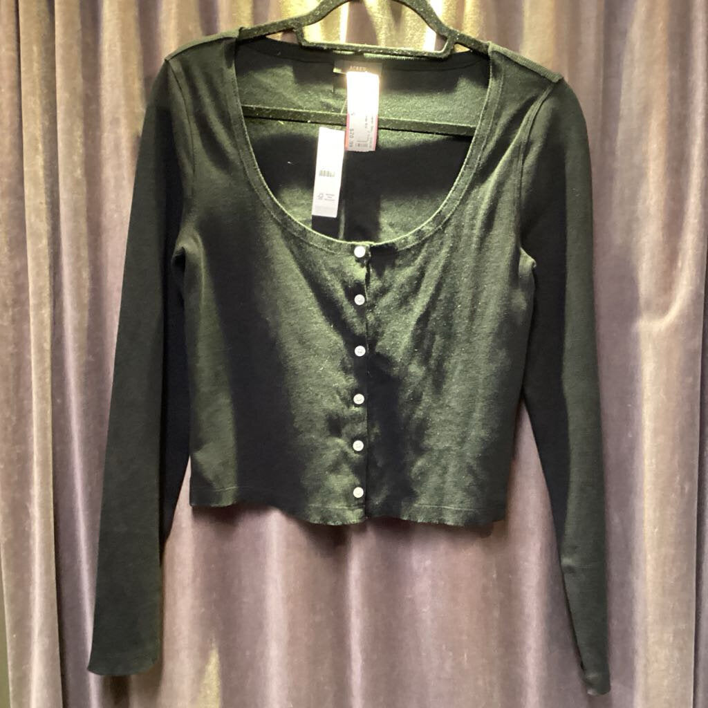 J Crew NWT 6 Button Crop TOPS S