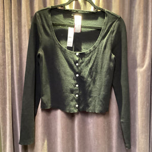 J Crew NWT 6 Button Crop TOPS S