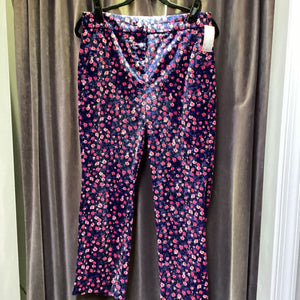 J Crew Cords Flowers PANTS 8