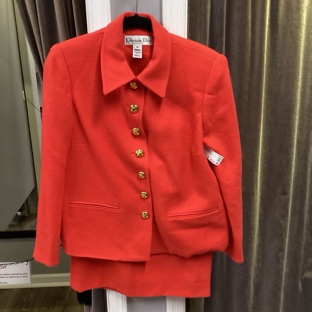 Vintage Wool Blazer Skirt SUITS 10