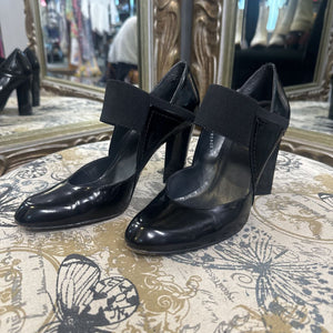 Stuart Weitzman Heel Elastic Strap SHOES 6