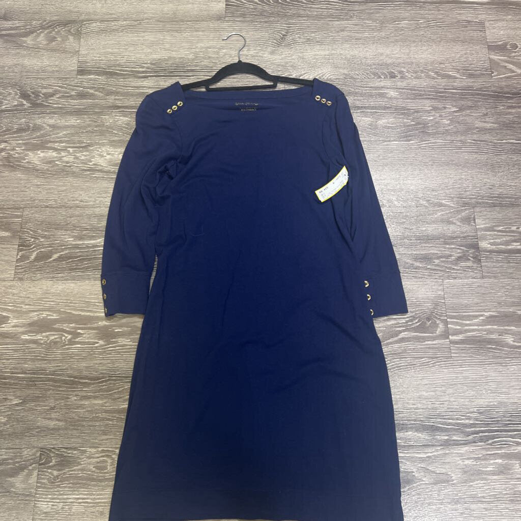 Lilly Pulitzer Brass Button Shoulder DRESSES M