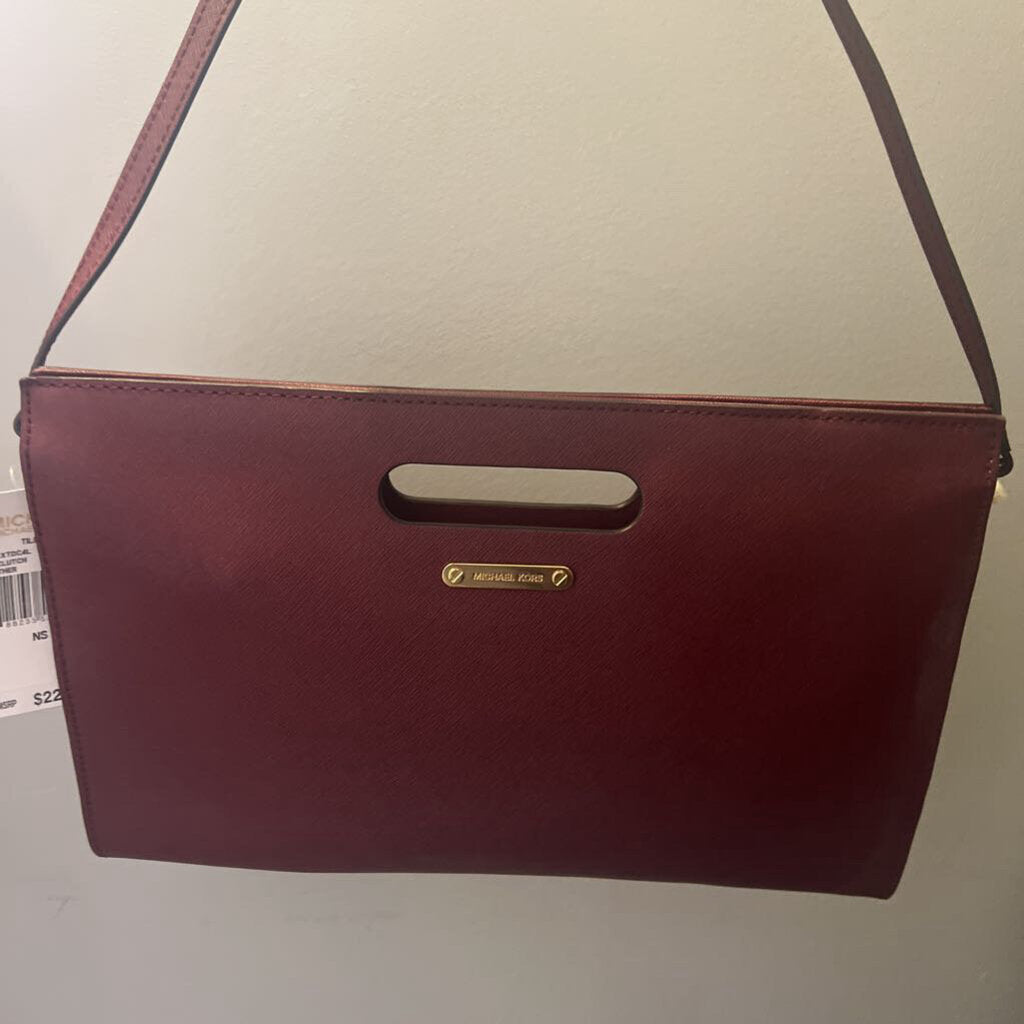 Michael Kors NWT Safiano w/Strap HANDBAGS L