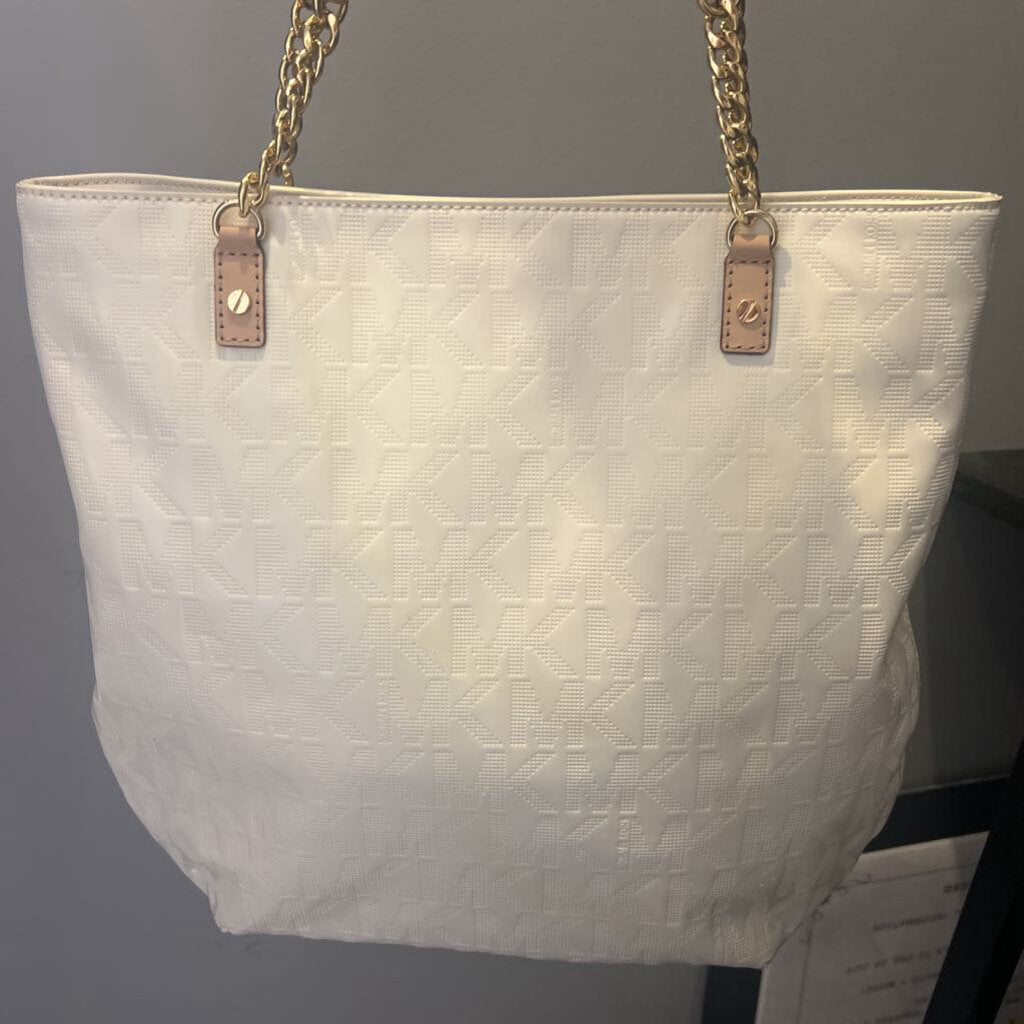 Michael Kors NWT Patent Logo Tote HANDBAGS L