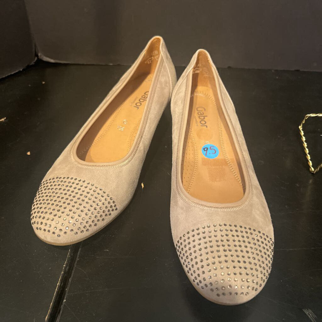 Gabor Suede Wedge SHOES 9.5