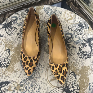 J Crew Leopard Kitten Pump SHOES 6.5