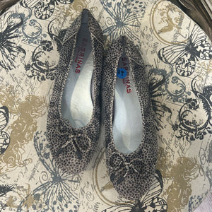 Sabrinas Leopard Ballerina Flat SHOES 9.5