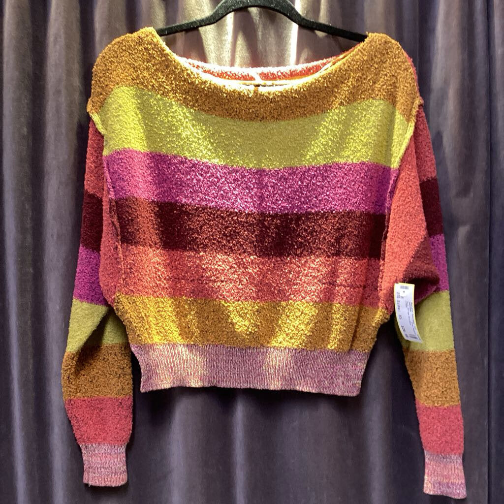 Free People\ Knit Stripe SWEATERS XS