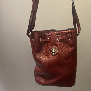 Tory Burch Bucked CB Leather HANDBAGS S