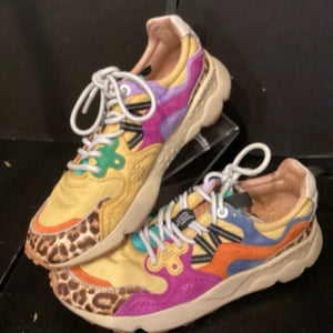 Flower Mountain Mixed Pattern Sneakers SHOES 8