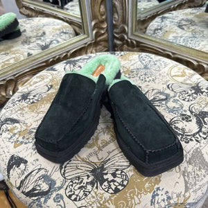 Ugg Suede Slip Ons w Fur SHOES 37
