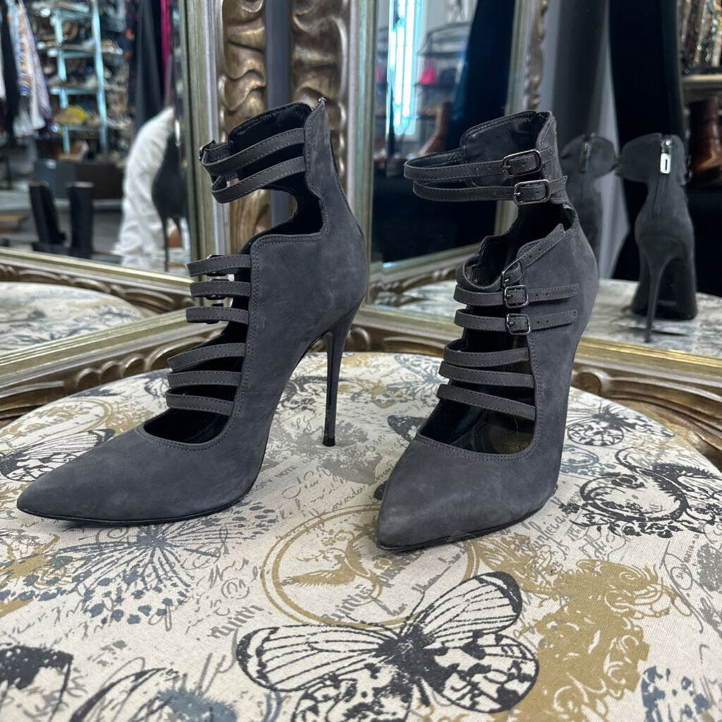 Schutz Caged Closed Toe Pointed Heels SHOES 6.5