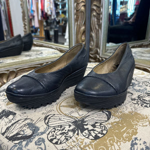 Fly London Leather Wedge SHOES 39