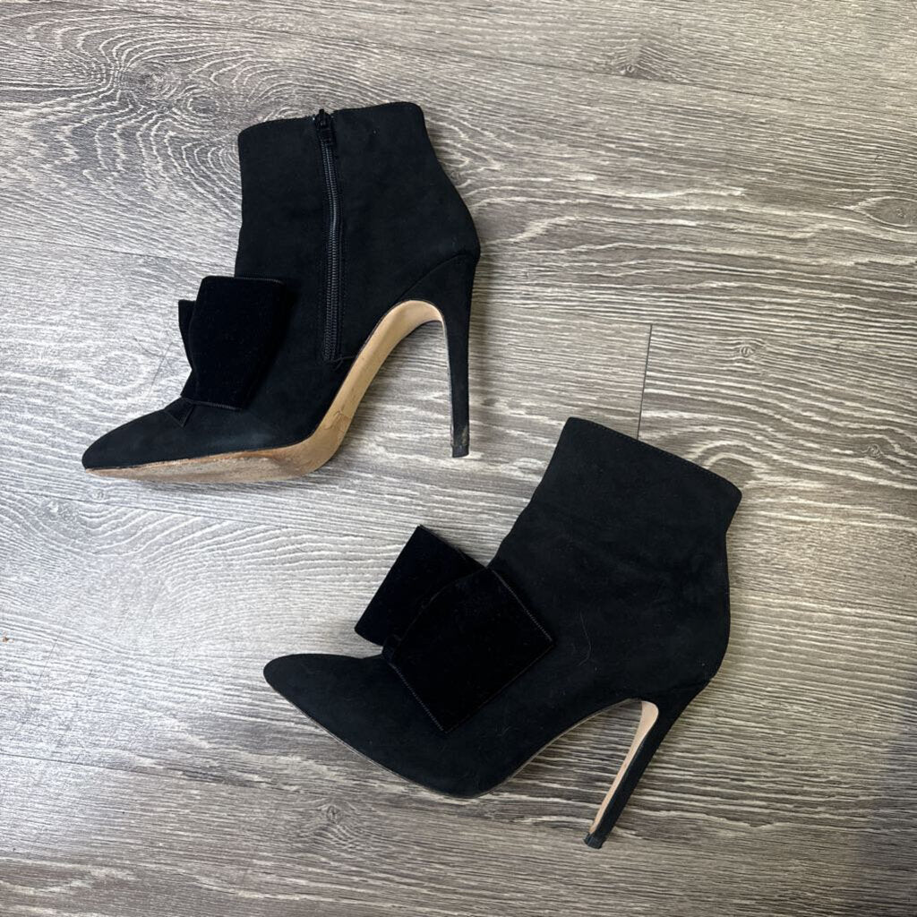 Amina Suede w/Bow BOOTIES 38/BOX