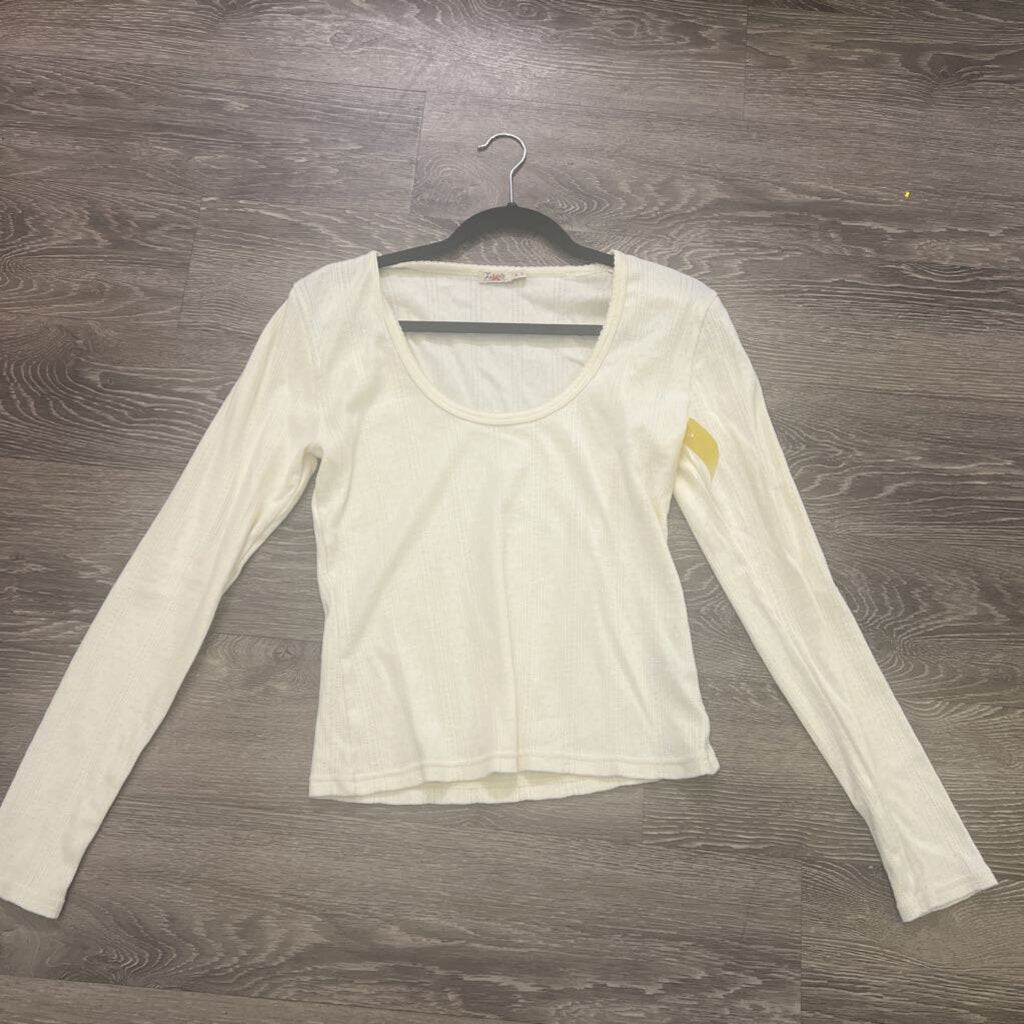 Faherty Scoop Neck LS TOPS XL