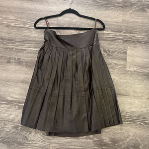 Club Monaco NWT pleated leather SKIRTS 2
