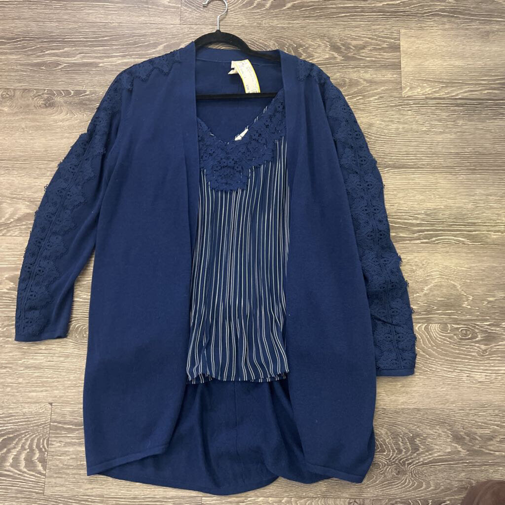 Chicos Cardi and Shell SWEATERS 1