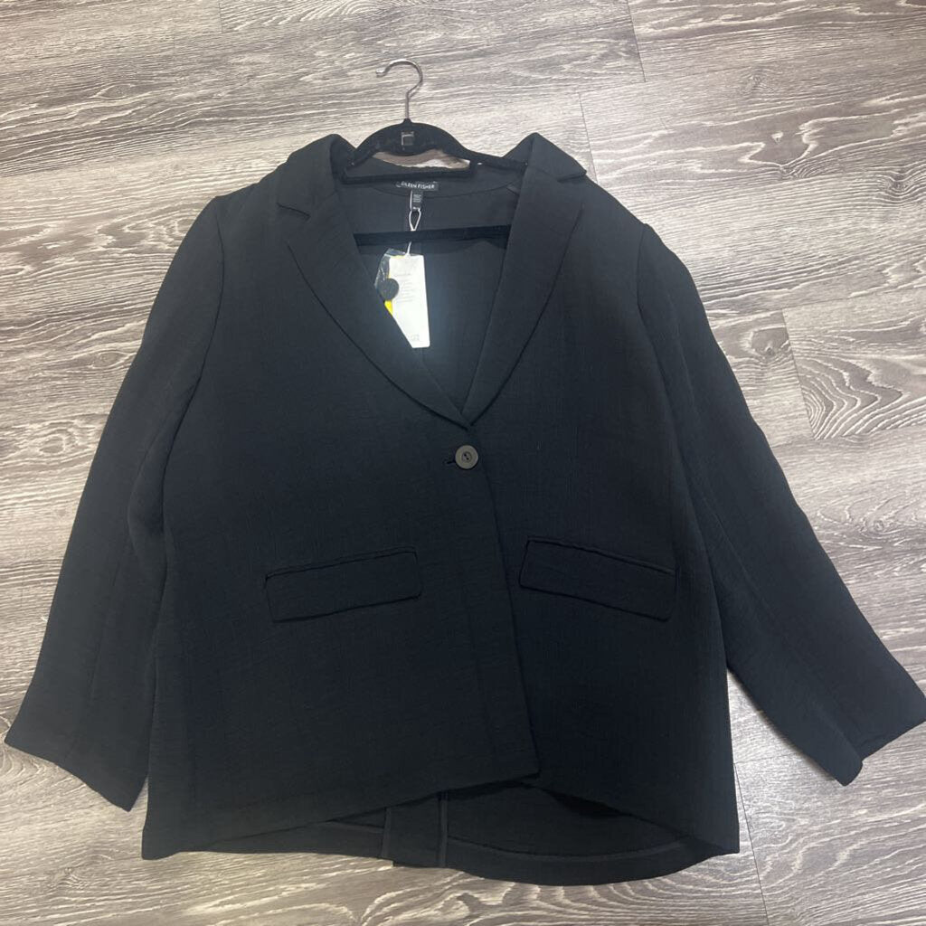 Eileen Fisher NWT Silk Blazer JACKETS XL