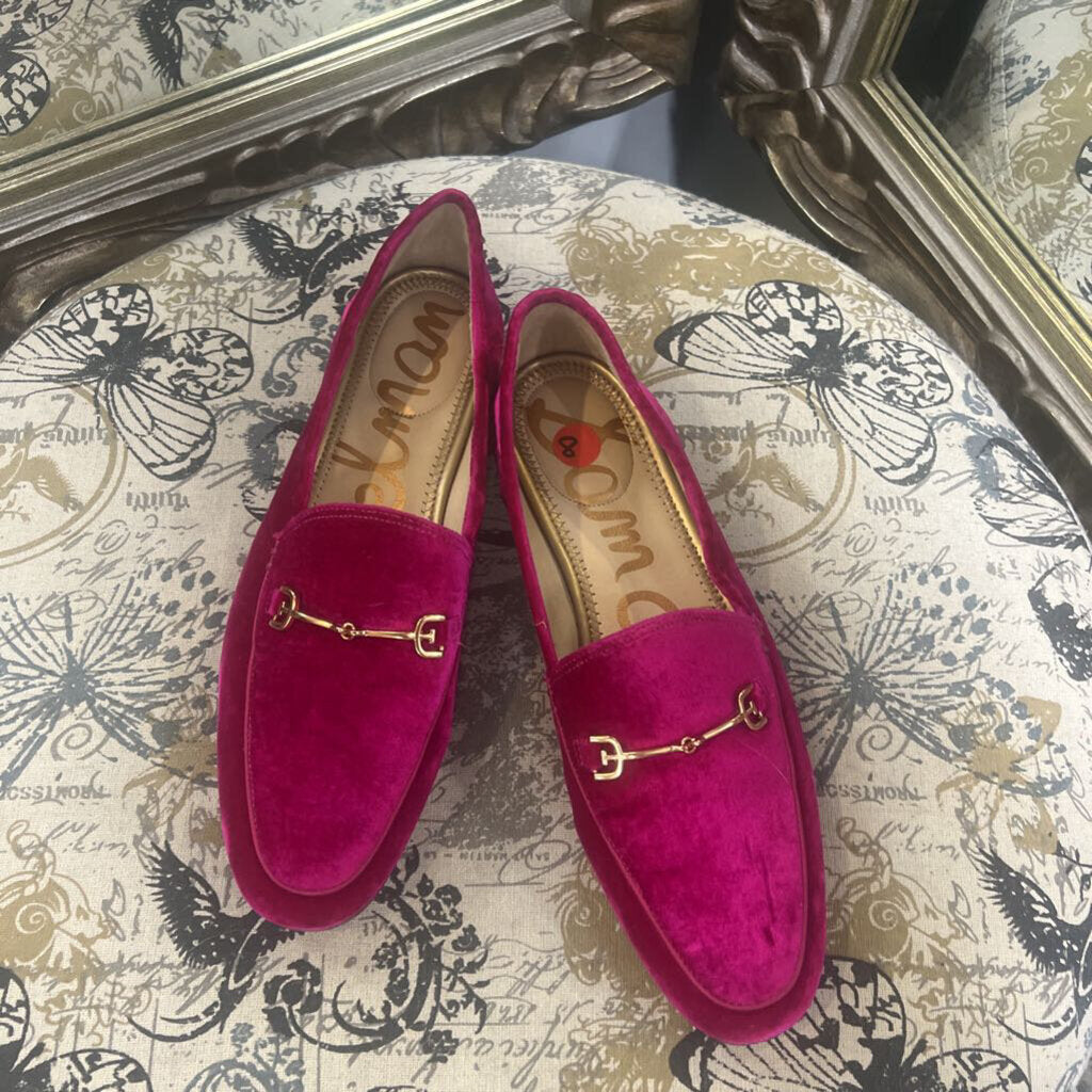 Sam Edelman Velvet Loafers SHOES 8