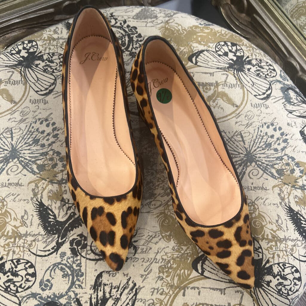 J Crew NEW Calf Hair Heels SHOES 9.5