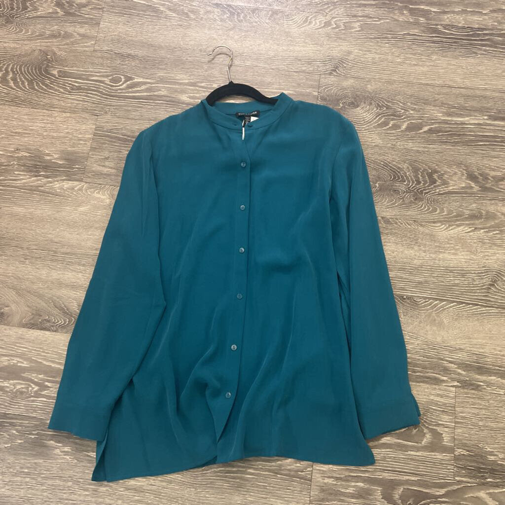 Eileen Fisher Blouse Button TOPS S
