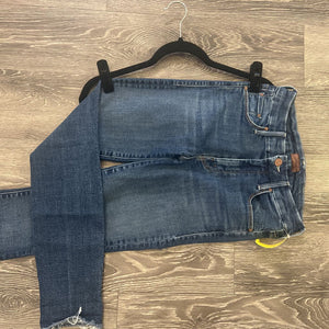 Mother Frayed Skinny Ankle JEANS 25