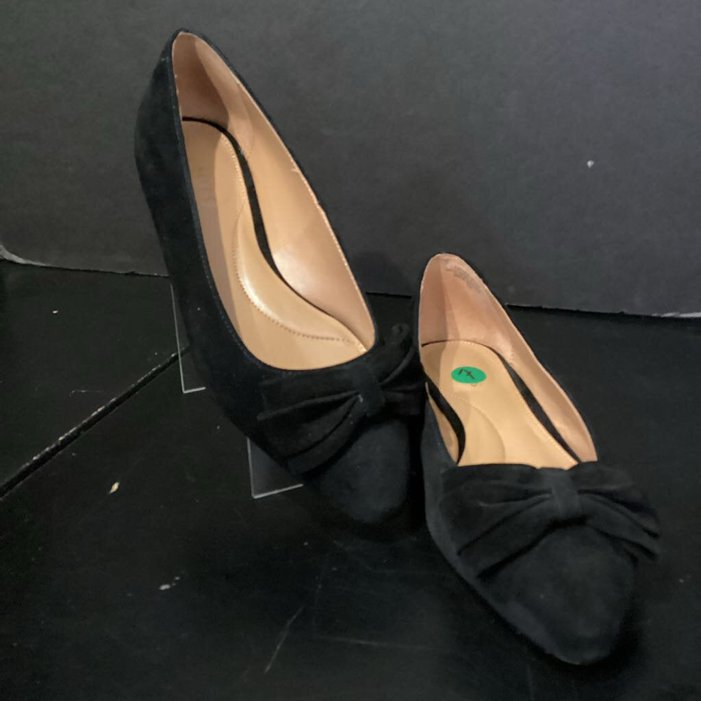 Talbots Bow Suede Flats SHOES 7