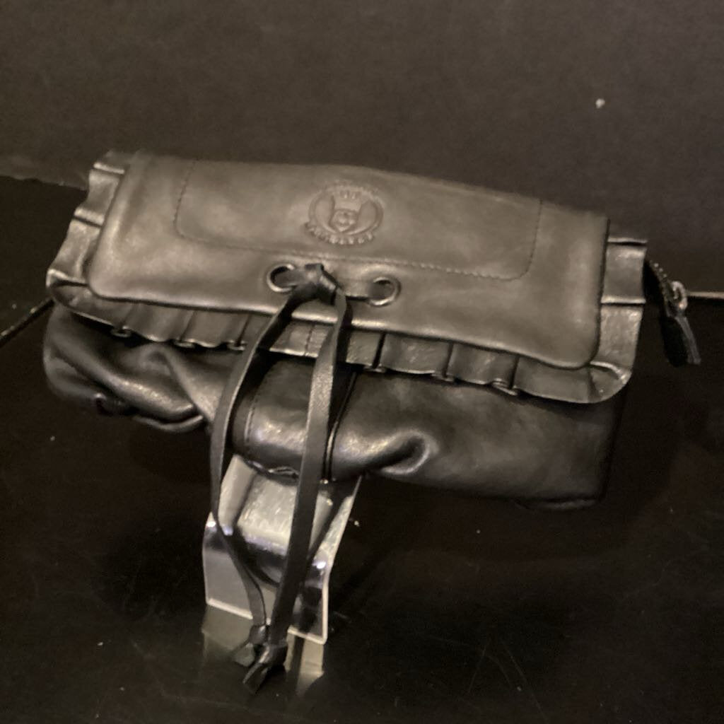 Armani Exchange Leather Tie Front Bow ACCESSORIES S
