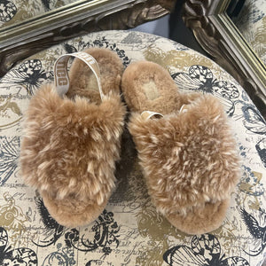 Ugg Furry Slingback Slippers SHOES 8
