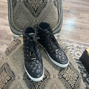 Michael Kors Quilted Grommet w Nameplate Sneakers SHOES 8.5
