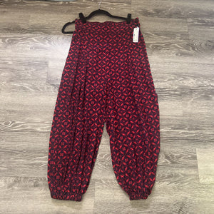 Anthropologie Patterned Balloon Pants PANTS M
