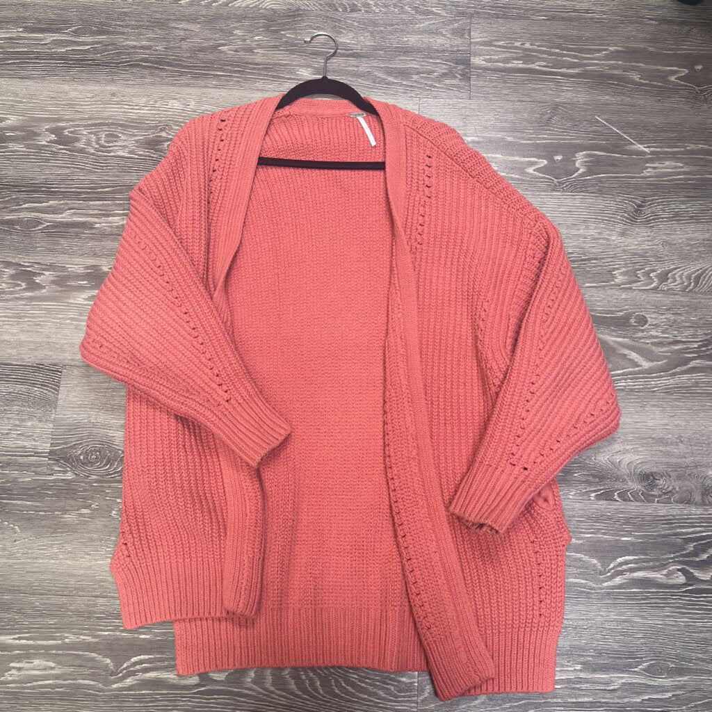Free People Chunky Open Front Longline SWEATERS Lp