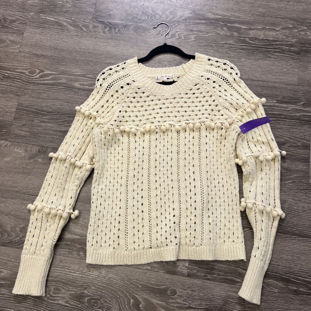 Willow & Clay Pom Pom Detail Knit SWEATERS S