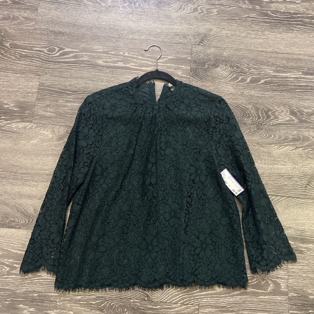 Joie Lace High Neck LS TOPS S