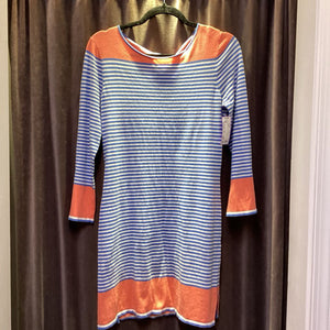 STS Striped Knit 3/4 Sleeve DRESSES M